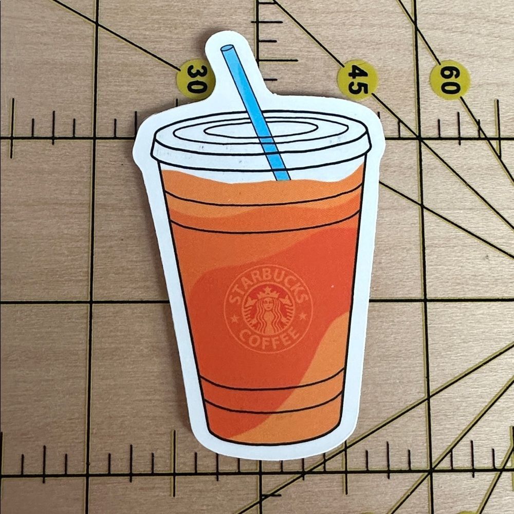💜13/$13 +Bundle Sticker Sale| Refresher Lemonade Starbucks Waterproof Sticker